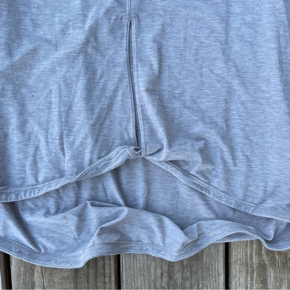 ** Prana light grey tank top medium twist back - Picture 8 of 9